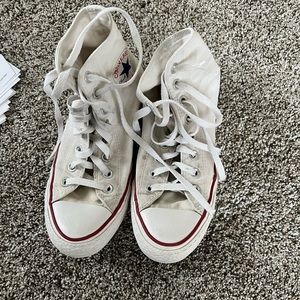 Women’s White Hi-Top Converse